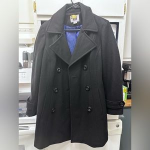 Anne Klein Women’s Black Pea-coat